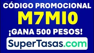 🎁 Supertasas código promocional o código de referido: M7MI0 🤑¡GANA 500 pesos 🎁 TARJETA DE REGALO 🎁