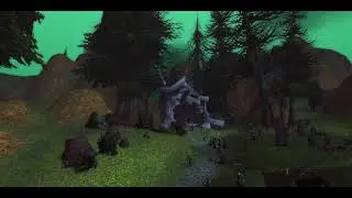 Final Fly-in to Undead, Tauren, and Orc / Troll starting zones on low population server Smolderweb