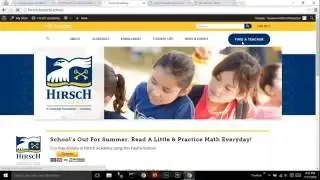 WordPress Education Tempate Hirsch Academy Create Account On Wordpress Site