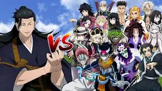 Kenjaku vs Hashira and Upper Moons + Muzan