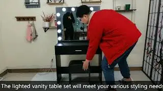 Hollywood Style LED Lights Dressing Table