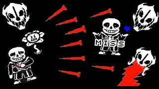Модифицированная битва с Сансом из "Undertale" в "In my heart" | Modified battle with Sans! =)