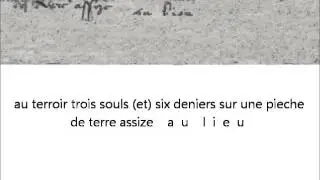 Généalogie Initiation 182 à la Paléographie Paléography, enchaînements de lettres pour former des mo