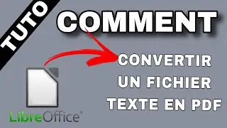 COMMENT CONVERTIR des FICHIERS TEXTE en PDF ?! (TUTO)
