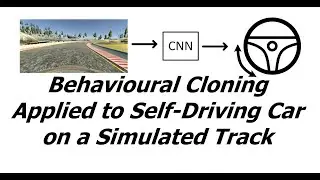 Behavioural Cloning Applied to Self-Driving Car on a Simulated Track
