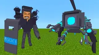 Skibidi Toilet ADDON UPDATE in MINECRAFT PE