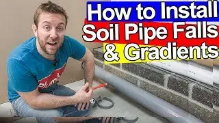 SOIL PIPE INSTALL - HOW TO CALCULATE FALL GRADIENT