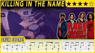 Killing In The Name - Rage Against The Machine | DRUM SCORE Sheet Music | 