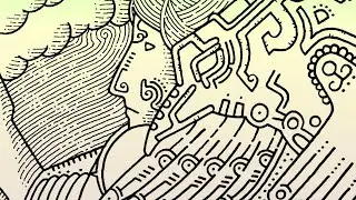 【空想壁画】　#art #drawing #graffiti #illust #pendrawing #イラスト #空想 #壁画