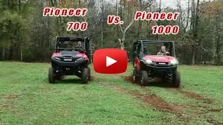 Honda Pioneer 700 Vs 1000 Drag Race!