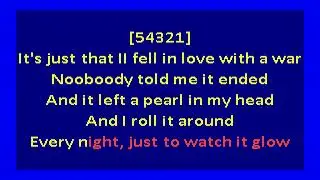 Mitski  - A Pearl (karaoke)