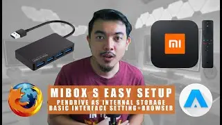 EASY BEGINNER SETUP mibox s to pendrive, install third party launcher and browser
