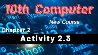 Activity 2.3 in C language in urdu | 10th class computer science new book chapter 2