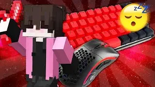 [1 HOUR] Sleepy😴LoFi Mechanical Keyboard & Mouse Sounds ASMR Minecraft Gameplay!