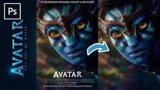 QUITAR TEXTO de una IMAGEN en Photoshop | Tutorial Photoshop | Sinergia