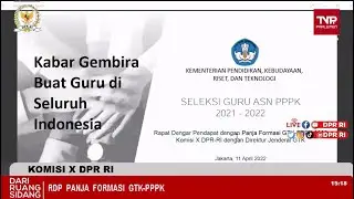 Resmi  Kuota Formasi Guru ASN PPPK pada Tahun 2022