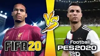 مقارنة كاملة بين فيفا 20 و بيس 2020 - FIFA 20 VS PES 2020 - الجرافيك , اسلوب اللعب , المهارات ..