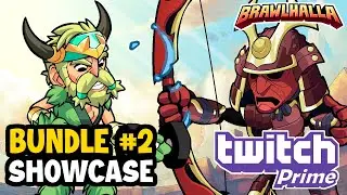 Brawlhalla - Shogun Bundle Twitch Prime Showcase! Free Koji Skin + Taunt!