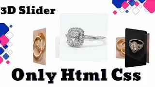 3D Slider|Make a Website With Html Css Javascript|Website Design