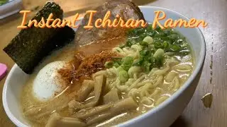 How to Prepare Instant Ichiran Ramen with Curly Noodles