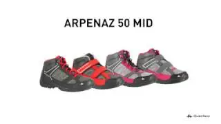 ДЕТСКИЕ КРОССОВКИ ДЛЯ ПЕШИХ ПРОГУЛОК ARPENAZ 50 MID QUECHUA