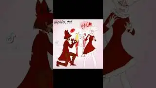 Alastor and Angel propose to each other!! 💖💖💖 (A RadioDust Comic)