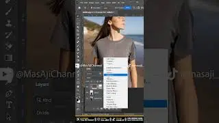 CARA MERUBAH WARNA BAJU HITAM JADI PUTIH - TUTORIAL PHOTOSHOP
