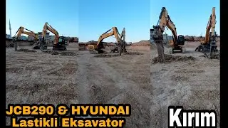 Seviyoruz Bu işi ve Sevdiriyoruz/    EKSAVATOR , PALETLİ, KEPÇE. JCB 290/HYUNDAI LASTİKLİ  EKSAVATOR