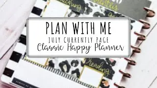 PLAN WITH ME | JULY CURRENTLY PAGE | 2020 Wild Styled Planner
