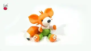 FENEK z modeliny / FENNEC - polymer clay tutorial