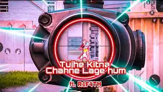 Tujhe Kitna Chahne Lage hum Beat Sync || A Short Pubg Frag Movie || Velocity || R1F4TH