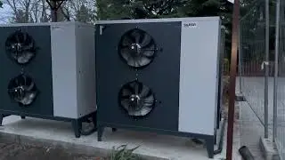 KASKADA POMP CIEPŁA 4 X 25 KW EVI | OGRZEWANIE GRZEJNIKOWE | 2000 M2 | 65 STOPNI NA ZASILANIU Z POMP