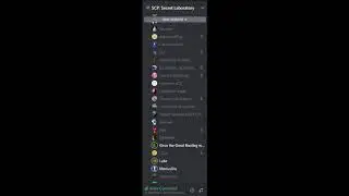 The SCP: Secret Laboratory Discord Experience