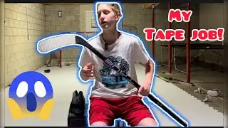 How to tape your stick like me!! #hockey