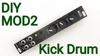 DIY eurorack modular synth | MOD2 Kick Drum : RP2350 based drum module