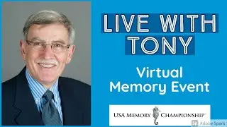 Live With Tony: Virtual Memory Event to be Held on Zoom November 14