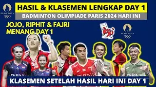 Hasil Lengkap Badminton Olimpiade Paris Day 1: Jojo & RiPhit Menang | Klasemen Olympics Paris 2024