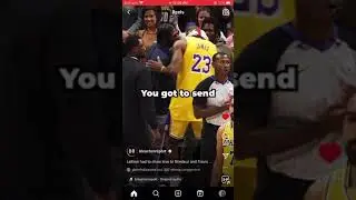 Lebron James Show To Sheduer Sanders & Travis Hunter At Denver Vs Lakers #youtubeshorts #shorts