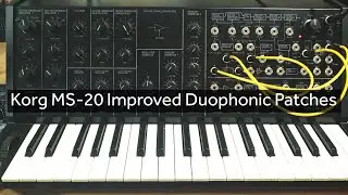 Korg Ms-20 Tutorial - True Duophonic Patches (without the wonk!)