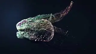 Dragon particles - Cinema 4d - Adobe after effects