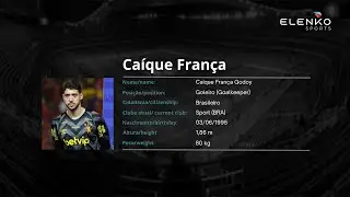 Caíque França - Goleiro (Goalkeeper) - 2024