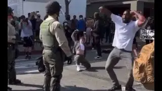 LAPD Got Served By Krump Dancers At George Floyd Protest Downtown LA