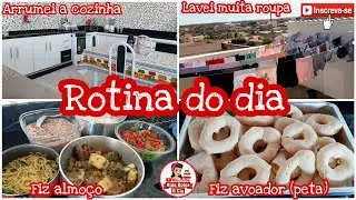 DAILY ROUTINE | I MADE AVOADOR | RIBS WITH MANDIOCA FOR LUNCH | I WASHED A LOT OF CLOTHES | I TID...