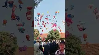 Balon nya terbang semua #shorts