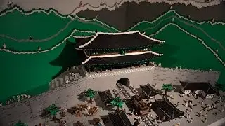 Checking out the Seoul City Wall Museum in Seoul, South Korea