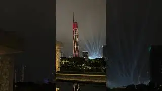 Merdeka 118 Tower - Night View from National Mosque Kuala Lumpur #merdeka118 #virtualwalkingtour
