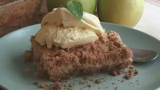 Apple crumble/Crujiente de manzana* ASMR / LACOCINADERIKY 🥮🍏🍏😋😋