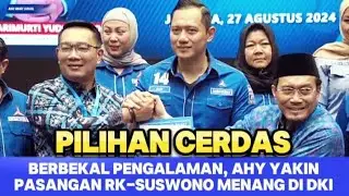 PALING DITUNGGU!!! AHY MEMBERIKAN SURAT REKOMENDASI KEPADA PASANGAN RIDWAN KAMIL DAN SUSWONO