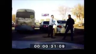 Драка на дороге, Астана