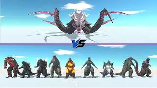 Legacy of Monsters : Titan X vs All Godzilla - Animal Revolt Battle Simulator | ARBS